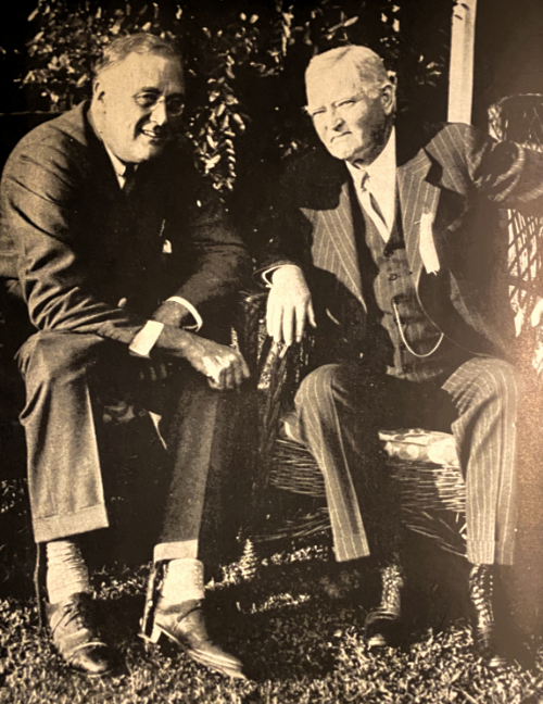 F.D. Roosevelt and J Garner campaign photo