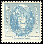 Virginia Dare stamp