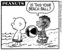 Franklin in Peanuts Comic Strip