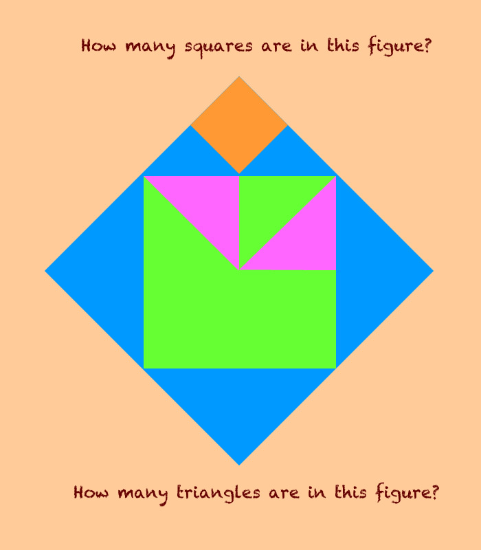Square triangle puzzle