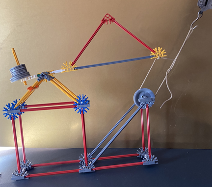 K'Nex Lever with pulley closer