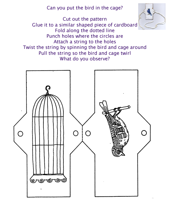 Bird cage pattern and directions