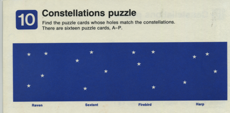 Constellation Puzzle